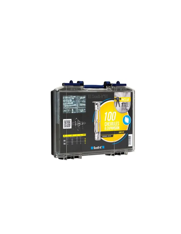 Coffret de 100 Chevilles plaque de plâtre COF-2X - Scell-it