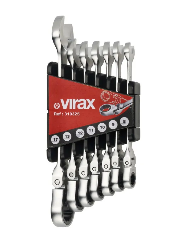 Clé à cliquet à tête flexible 8 à 17 mm 310325 - Virax