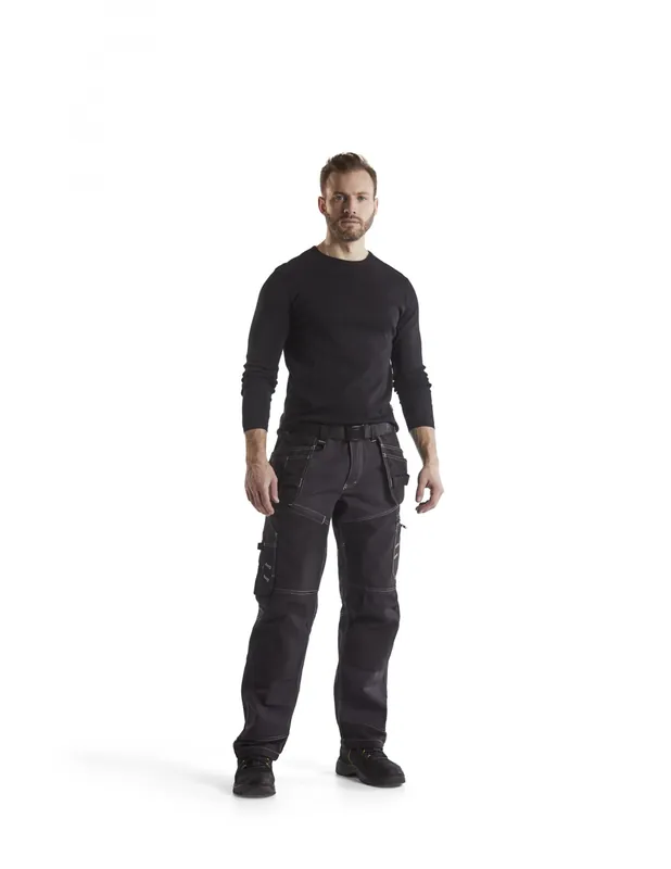 Pantalon X1500 Cordura DENIM Marine/Noir 150011408999 - Blaklader