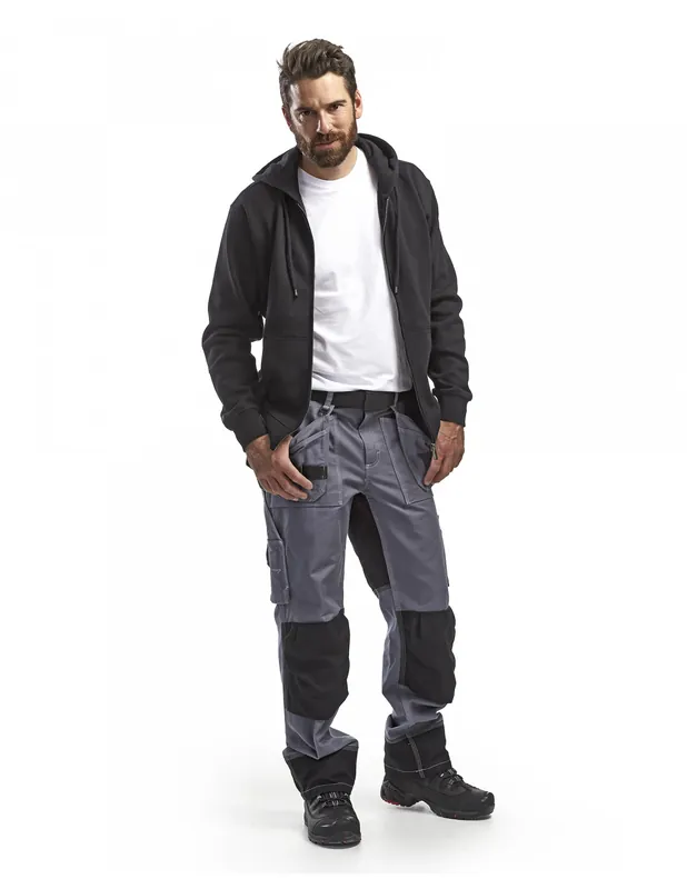 Pantalon Artisan Heavy Worker Gris clair/Noir 155013709499 - Blaklader