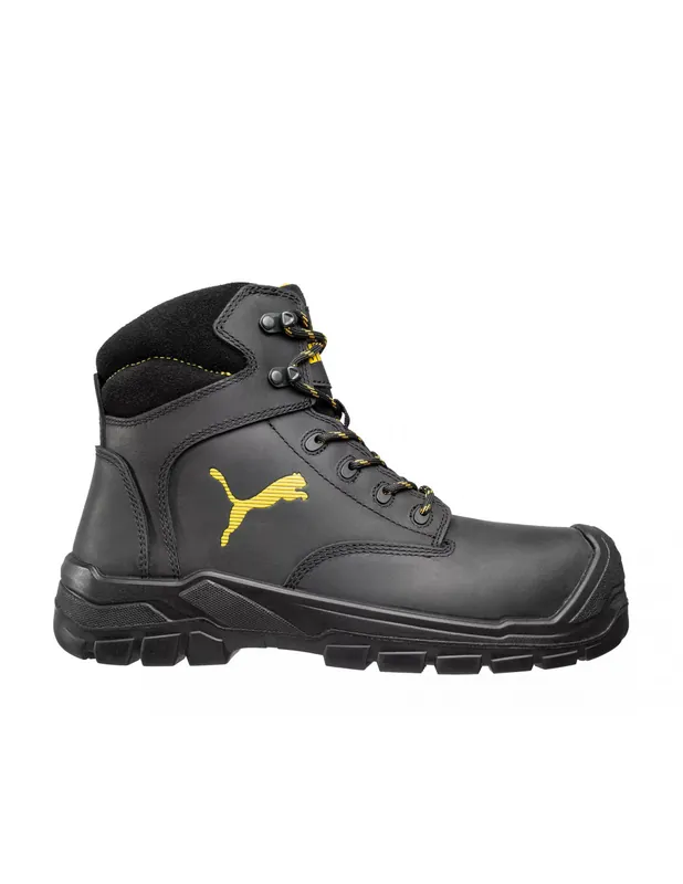 Chaussure de sécurité Borneo BLACK MID S3 CI HI HRO SRC 630411 - Puma Safety