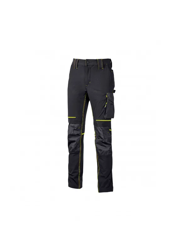 Pantalon de travail ATOM Noir Carbon PE145BC - U-Power