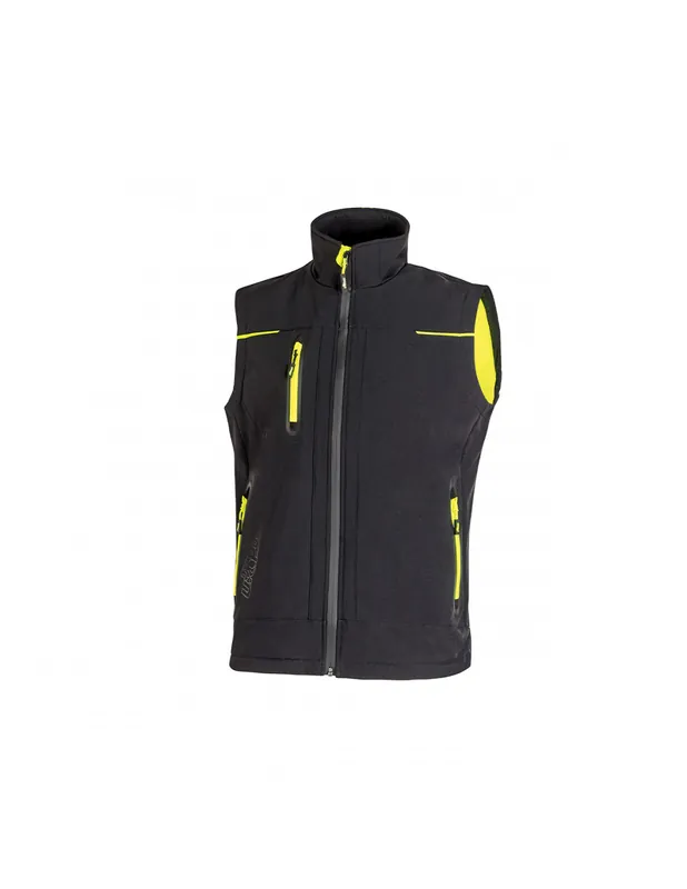 Gilet Softshell UNIVERSE Noir Carbone FU188BC - U-Power