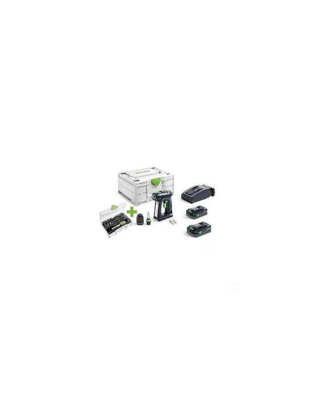 Perceuse-visseuse sans fil C 18 HPC 4,0 I-Plus 577187 - Festool