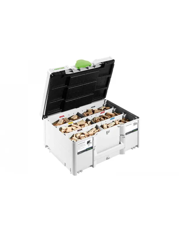 Assortiment de DOMINO en hêtre DS 4/5/6/8/10 1060 BU 576794 - Festool