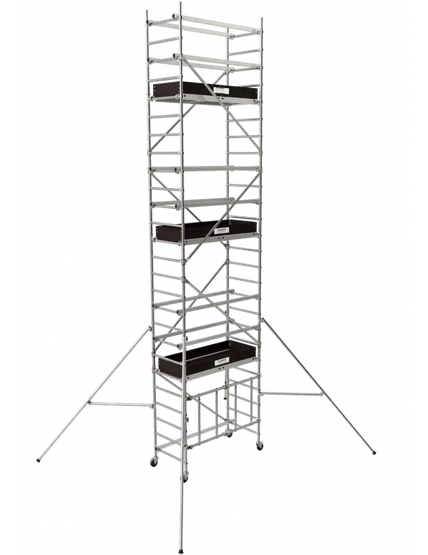 Echaffaudage roulant aluminium RUNNER 6.60M 22408551 - Tubesca