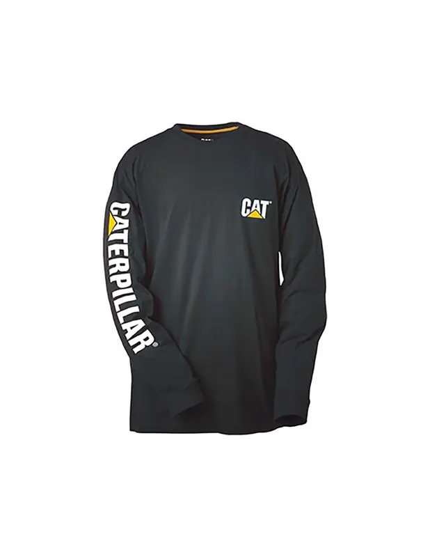 Tee-Shirt manches longues BANNER Noir 1510034.11 - Caterpillar
