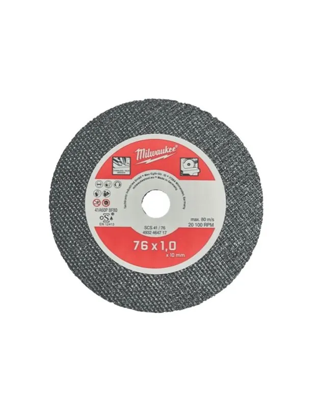 Disque à tronçonner inox 76x1 mm PRO+ (5 pièces) 4932464717 - Milwaukee