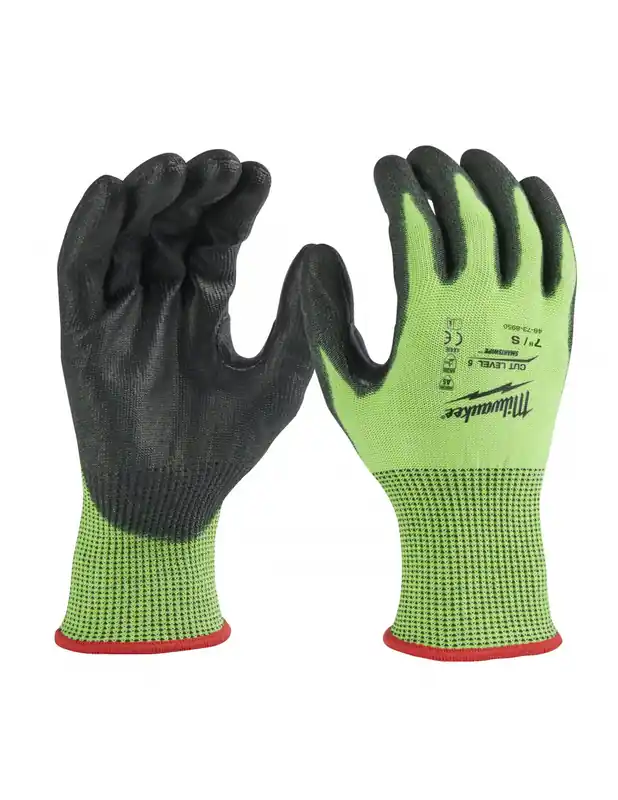 Gants haute-visibilité anti-coupures niveau 5/E Taille 8/M 4932479932 - Milwaukee