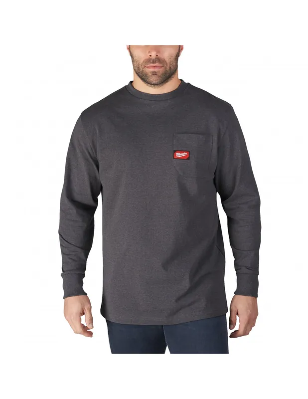 Tee-Shirt de travail gris manches longues Taille XXL 4933478241 - Milwaukee