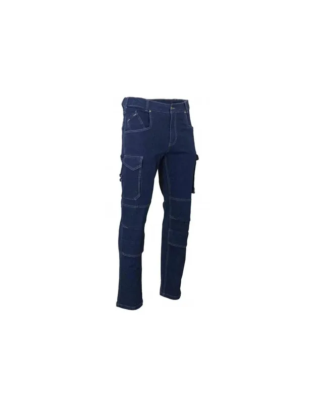 Pantalon de travail Jean poches genouillères 1624 BARIL - LMA