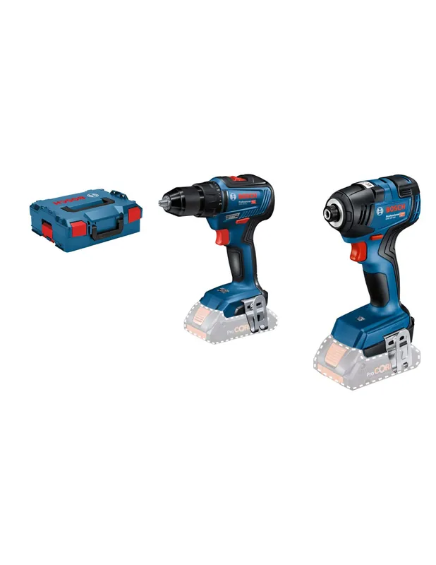 Pack Visseuse à chocs GDR 18V-200 + Perceuse visseuse GSR 18V-55 Solo L-BOXX (machine seule) 06019J2101 - Bosch