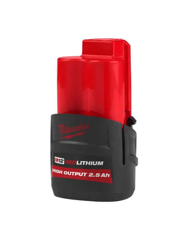 Batterie 12V 2.5Ah M12 HB2.5 HIGH OUTPUT 4932480164 - Milwaukee