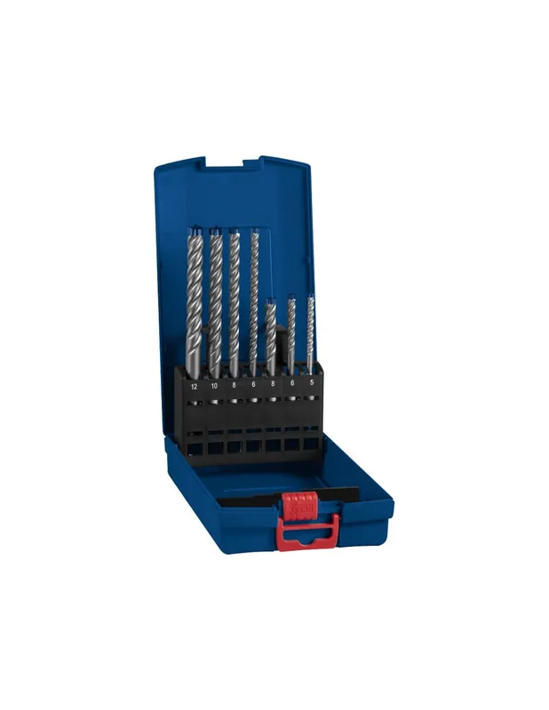 Coffret de 7 forets EXPERT SDS plus-7X ⌀ 5/6/6/8/8/10/12 mm 2608900195 - Bosch