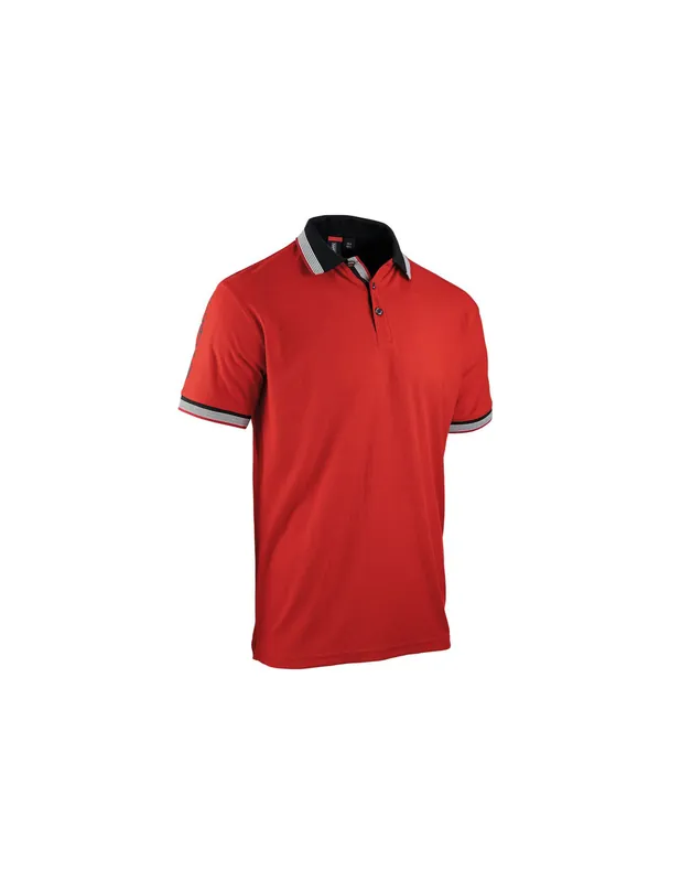 Polo de travail manches courtes Rouge TIME FXWW9000E - Facom