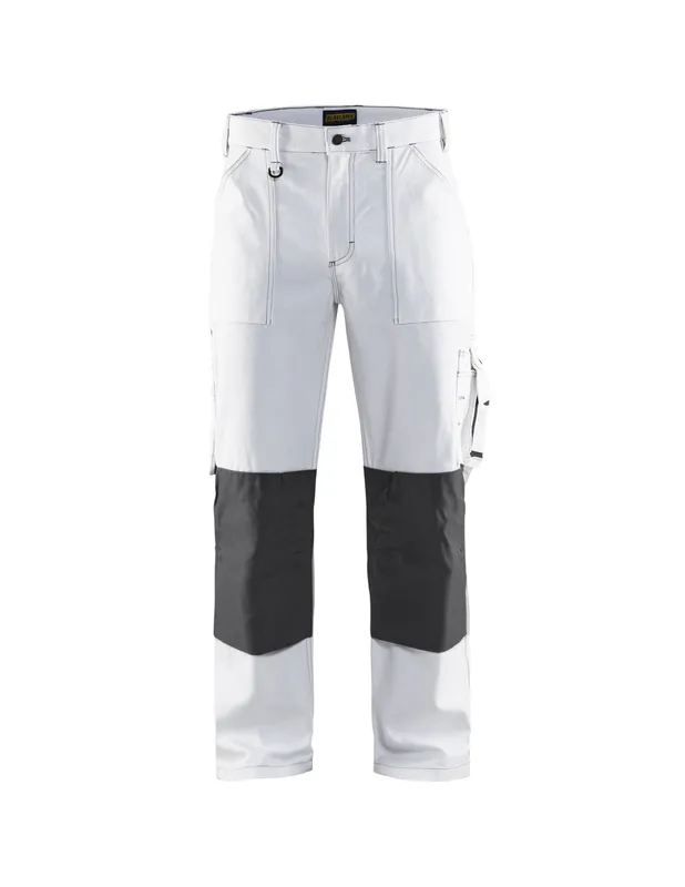 Pantalon peintre Blanc/Gris foncé 109112101098 - Blaklader