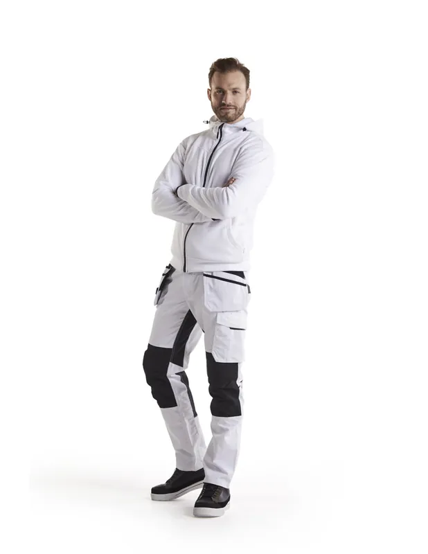 Pantalon Peintre +stretch Blanc/Gris foncé 109613301098 - Blaklader