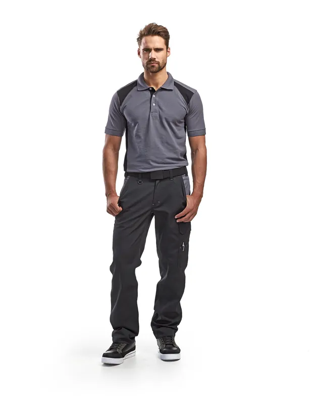 Pantalon Industrie Noir/Gris moyen 140412109994 - Blaklader
