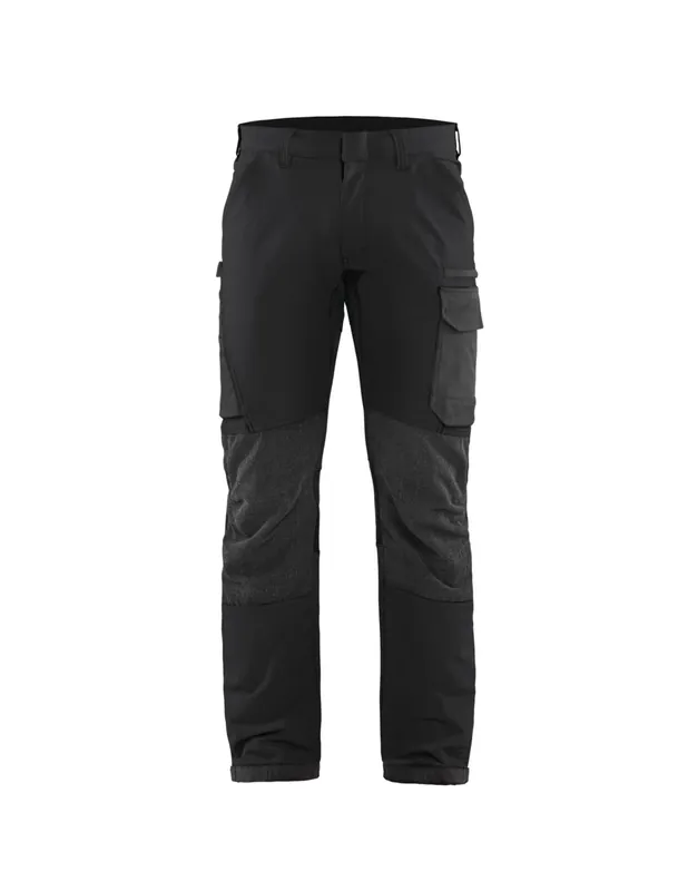 Pantalon maintenance stretch 4D Noir/Gris foncé 142216459998 - Blaklader