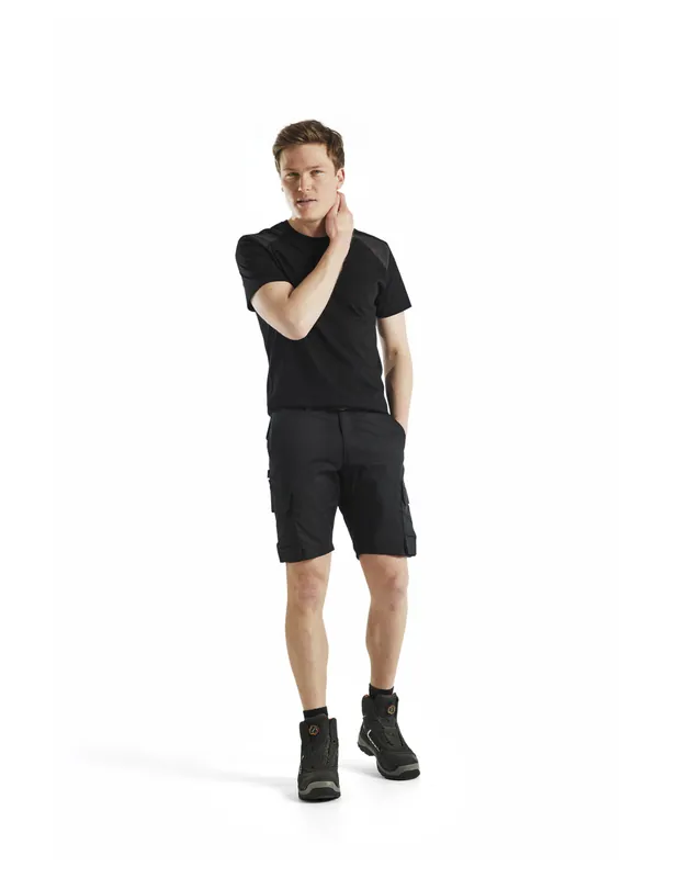 Short Industrie stretch 2D Noir 144618329900 - Blaklader