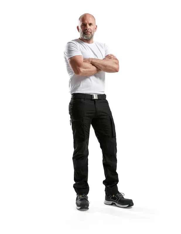 Pantalon maintenance +stretch Noir 145918459900 - Blaklader