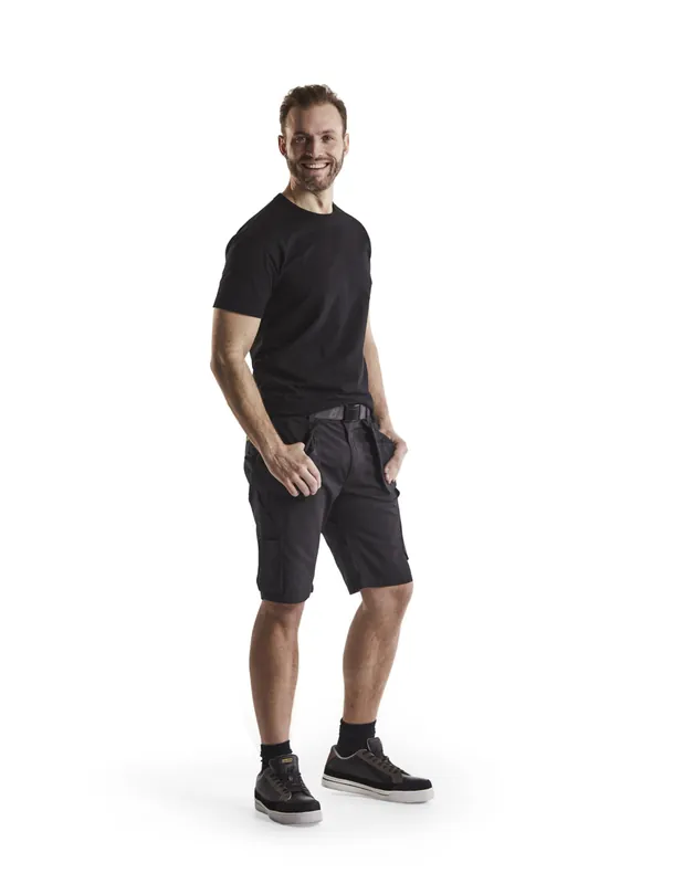 Short maintenance avec poches flottantes Noir/Gris foncé 149413309998 - Blaklader