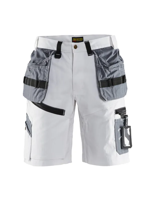 Short X1500 peintre Blanc/Gris clair 151212101094 - Blaklader