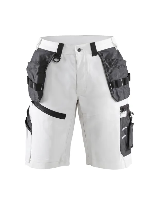 Short X1500 peintre Blanc/Gris foncé 151212101098 - Blaklader