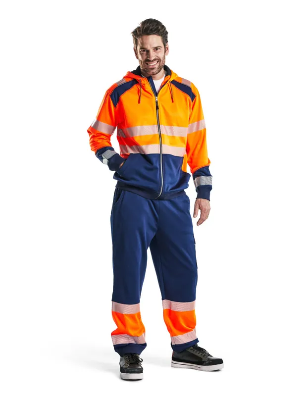 Jogging haute-visibilité Marine/Orange fluo 154925268953 - Blaklader