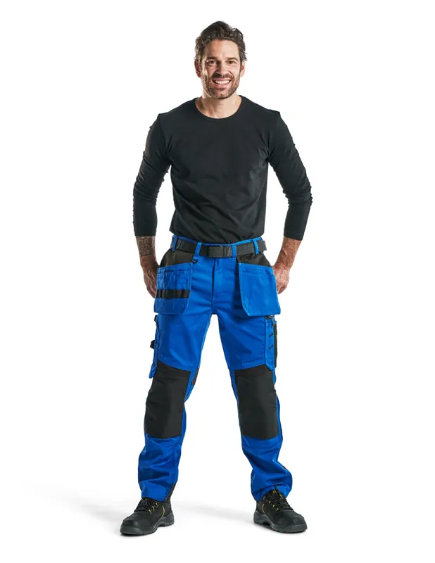 Pantalon artisan Bleu roi/Noir 155518608599 - Blaklader