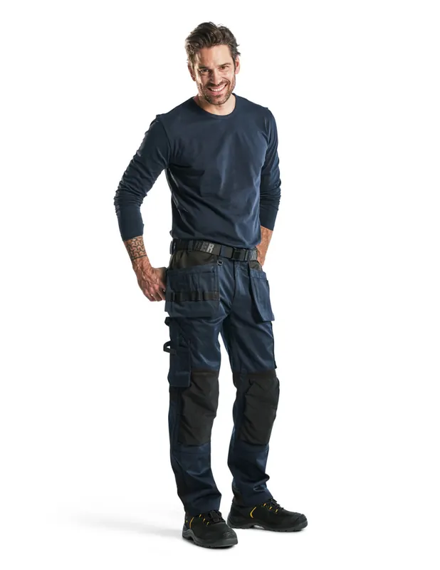 Pantalon artisan Marine foncé/Noir 155518608699 - Blaklader