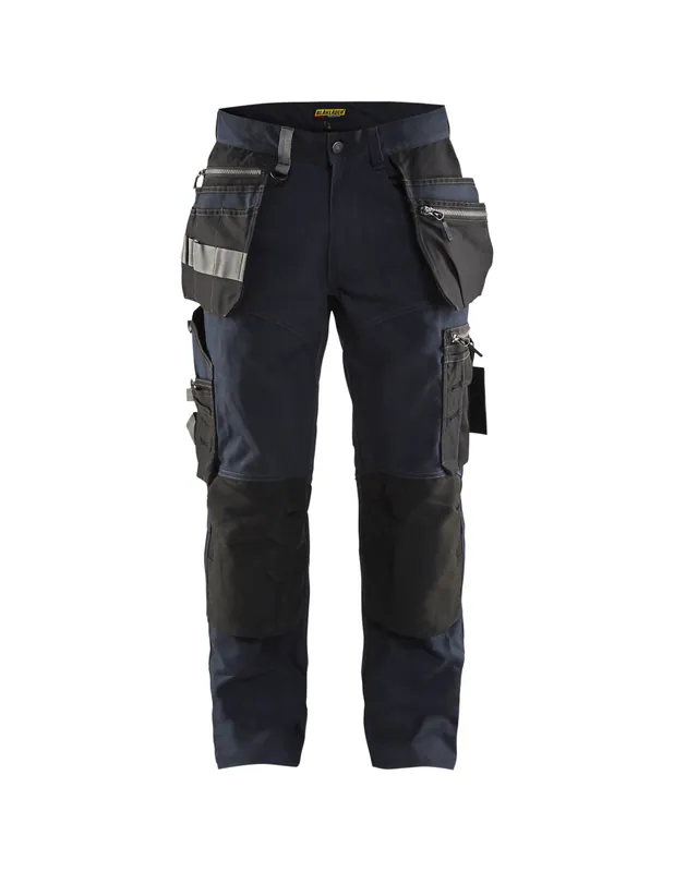 Pantalon artisan +stretch Marine foncé/Noir 159013438699 - Blaklader