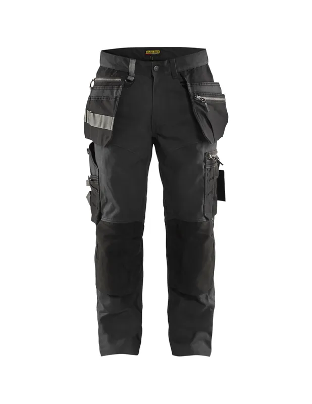 Pantalon artisan +stretch Gris Foncé/Noir 159013439899 - Blaklader