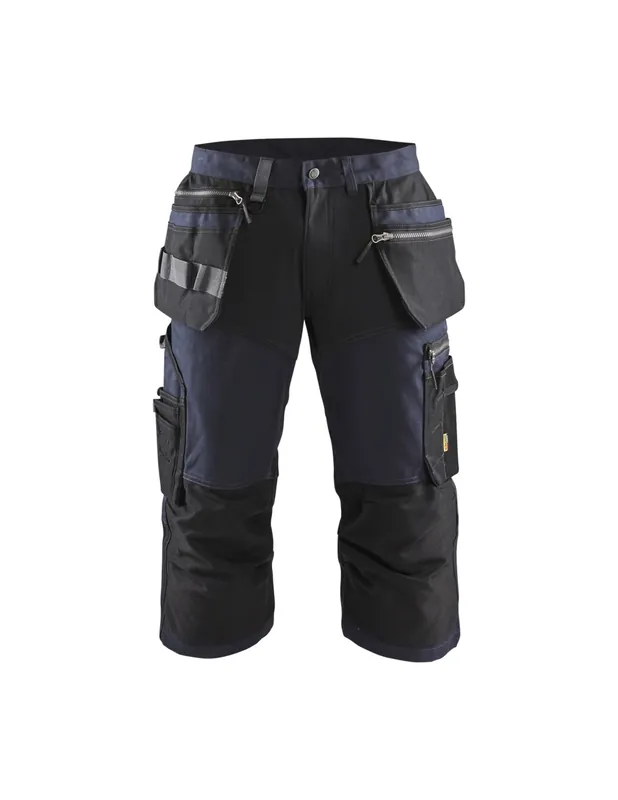 Pantacourt +stretch Marine foncé/Noir 159713438699 - Blaklader