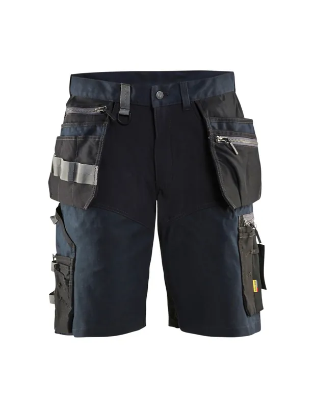 Short artisan +stretch Marine foncé/Noir 159813438699 - Blaklader