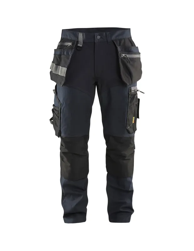 Pantalon artisan +stretch Marine foncé/Noir 159913438699 - Blaklader