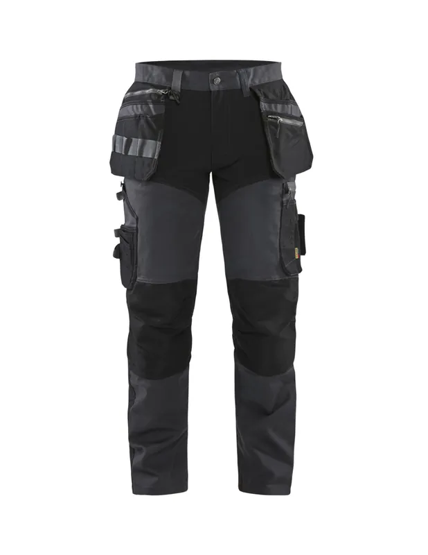 Pantalon artisan +stretch Gris Foncé/Noir 159913439899 - Blaklader