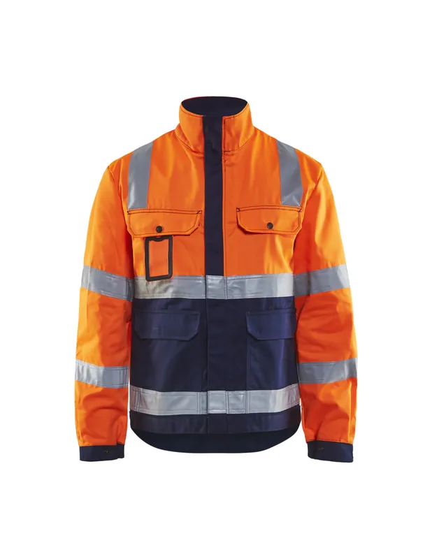 Veste haute visibilité Orange fluo/Marine 402318045389 - Blaklader