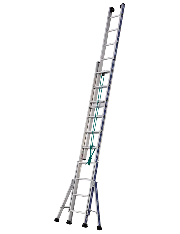 Echelle PLATINIUM 300 coulisse à corde 2 plans 8.92M 2x16 échelons 02432316 - Tubesca