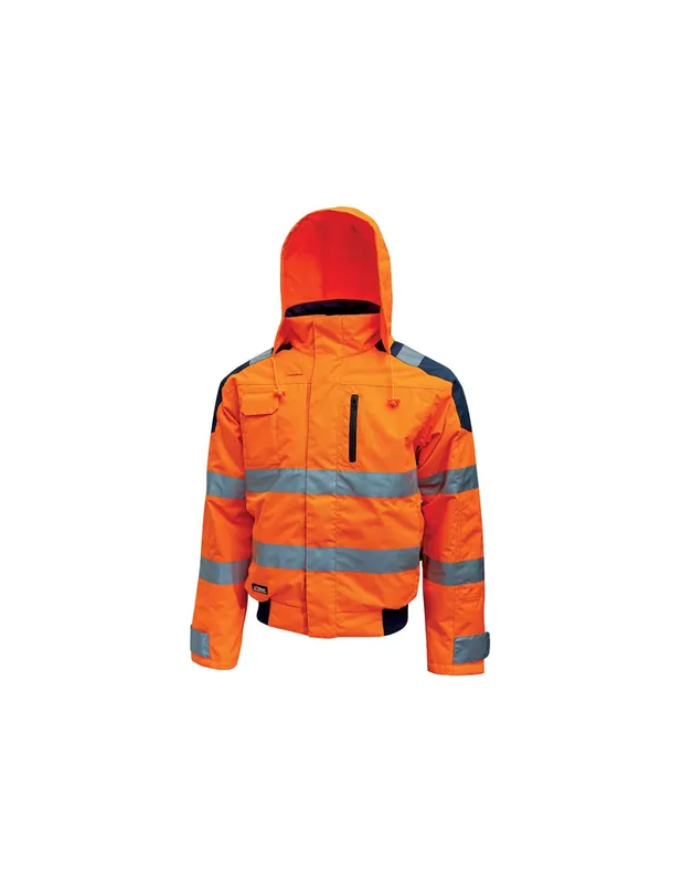 Veste de travail Bomber BEST Orange Fluo HL160OF - Upower