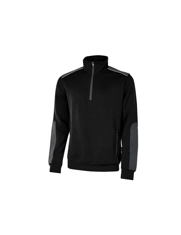 Gilet de travail Sweat CUSHY Black Carbon EY142BC - Upower