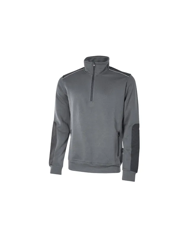 Gilet de travail Sweat CUSHY Grey Meteorite EY142GM - Upower