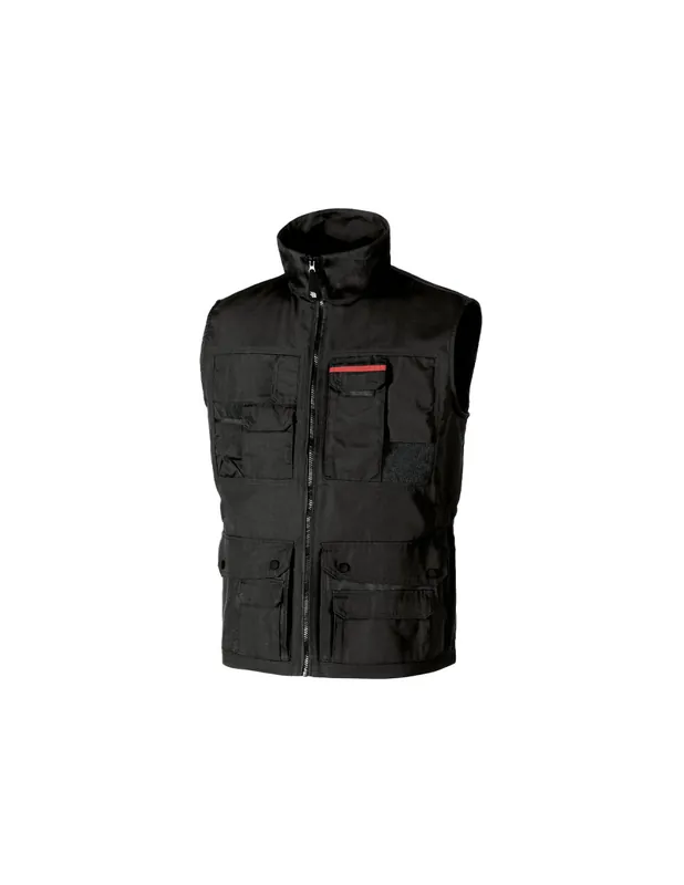 Gilet de travail FIRST Black Carbon SY004BC - Upower
