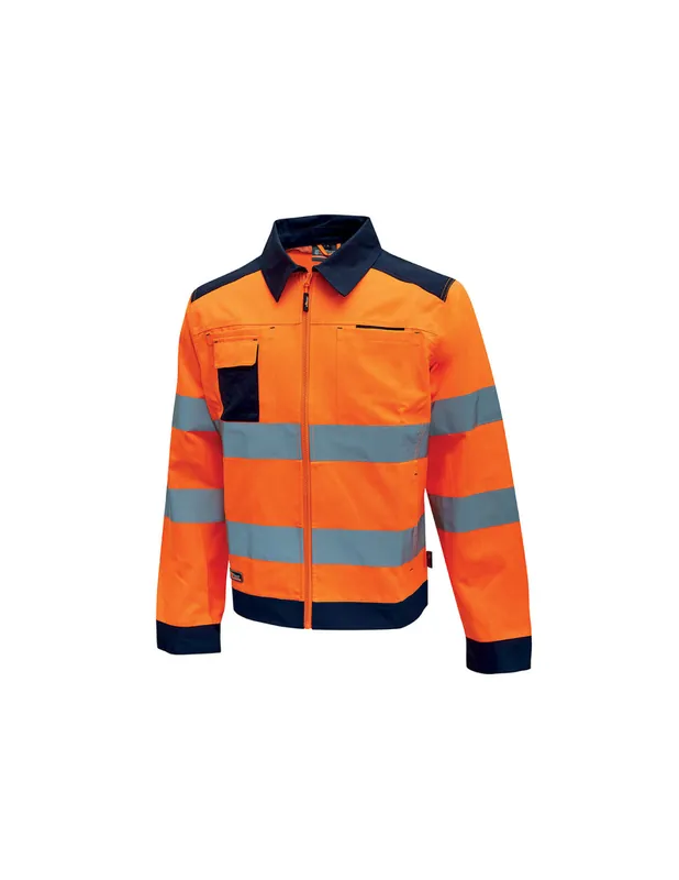 Veste de travail GLEAM Orange Fluo HL152OF - Upower