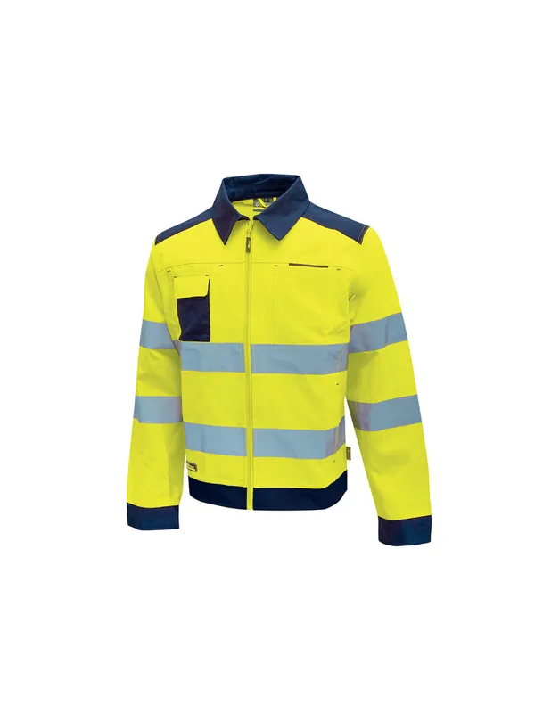 Veste de travail GLEAM Jaune FLUO HL152YF - Upower