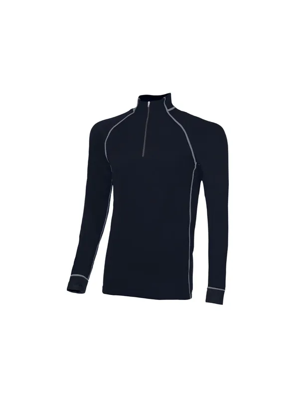 Polo manche longues MAKALU Deep Blue SK099DB - Upower