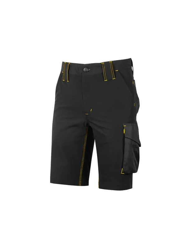 Bermuda de travail MERCURY Black Carbon FU196BC - Upower
