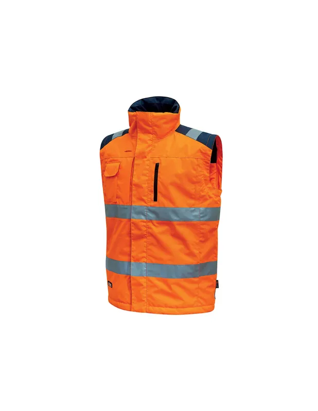 Gilet de travail PRIME Orange Fluo HL159OF - Upower