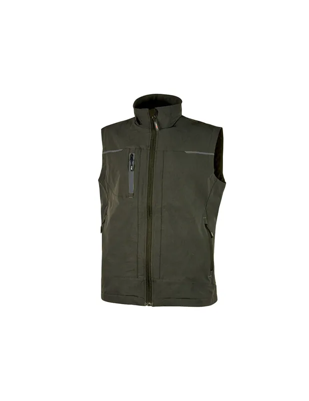 Gilet de travail SATURN Dark Green PE181DG - Upower