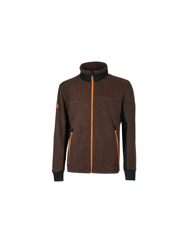 Veste polaire de travail BARK choccolate EX277CH - Upower